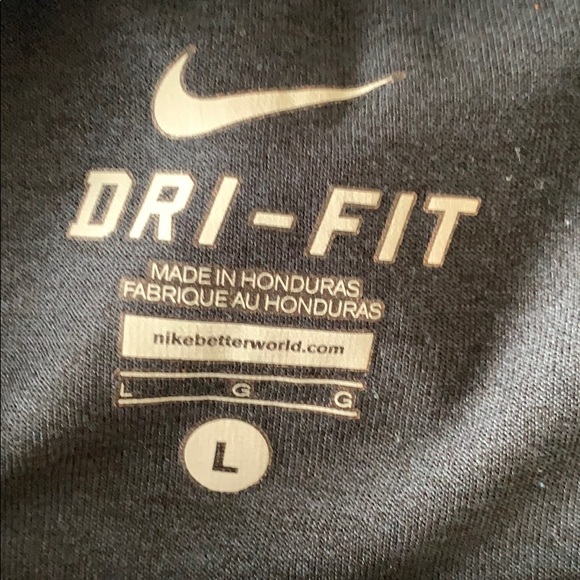 Nike Dri-Fit Long Sleeve Black T-Shirt Size - Picture 5 of 5